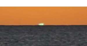 A Hint of the Mythical Green Flash