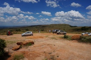 The summit at the weekend - a bit like Piccadilly really....