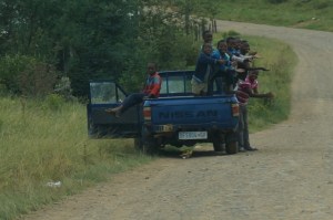 When you abandon your car, boys will play!